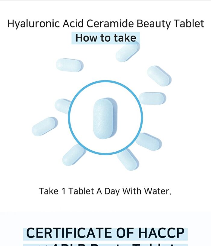 Aplb Hyaluronic Acid Ceramide Beauty Tablet - 500mg x 30 tablets