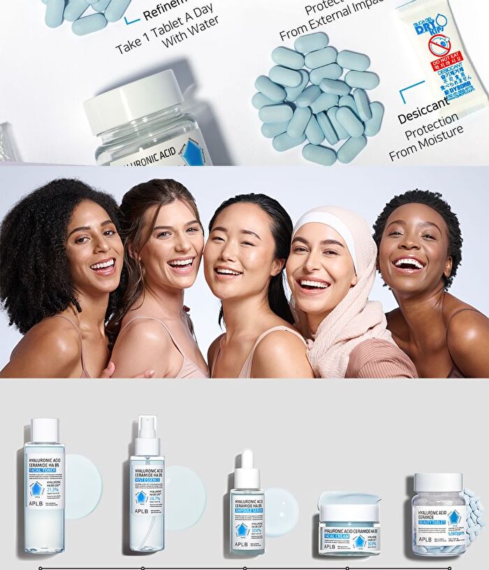 Aplb Hyaluronic Acid Ceramide Beauty Tablet - 500mg x 30 tablets
