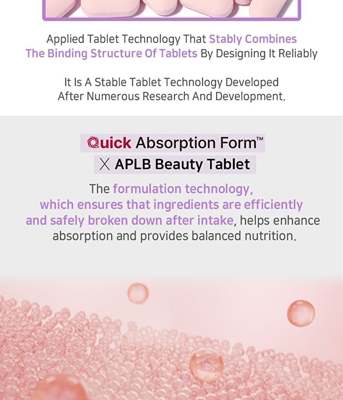 Aplb Collagen Peptide Beauty Tablet - 500mg x 30 tablets