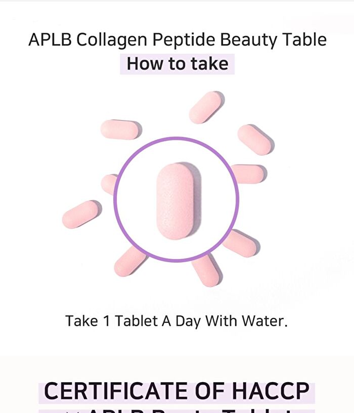 Aplb Collagen Peptide Beauty Tablet - 500mg x 30 tablets