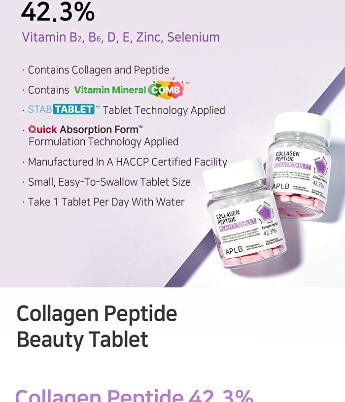 Aplb Collagen Peptide Beauty Tablet - 500mg x 30 tablets