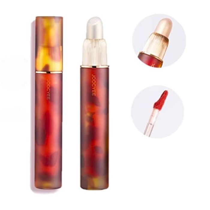 Joocyee Fluffy Matte Lip Gloss - 3 Colors - #V07 Amber Syrup - 3.3g