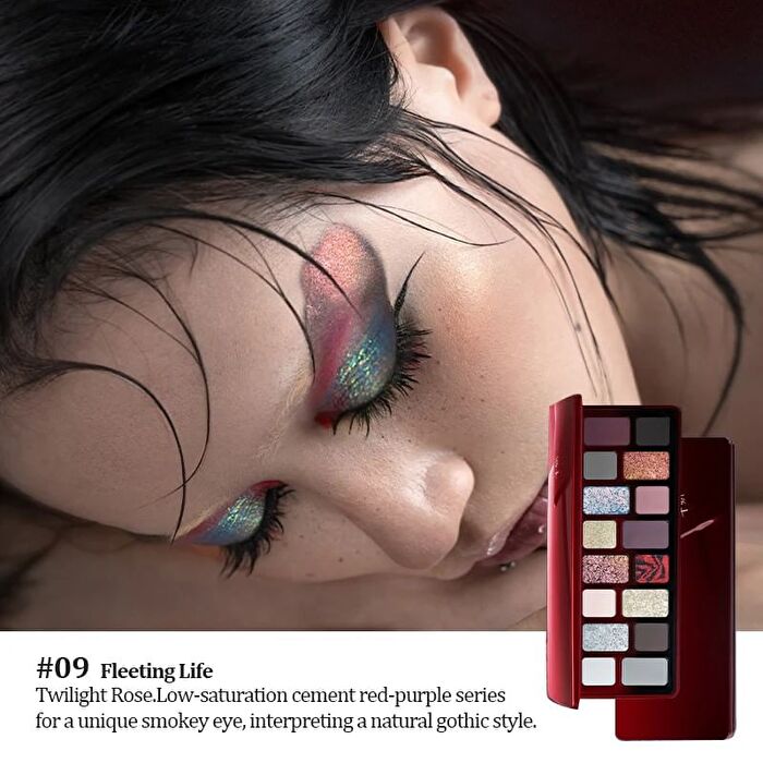 16 Color Eyeshadow Palette - Fleeting Life - #09 Fleeting Life - 13.5g