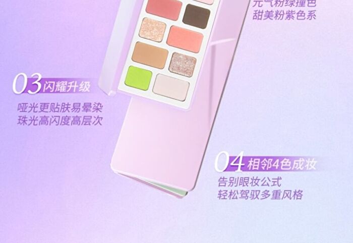 16 Color Eyeshadow Palette - Lively - #10 Lively - 16g