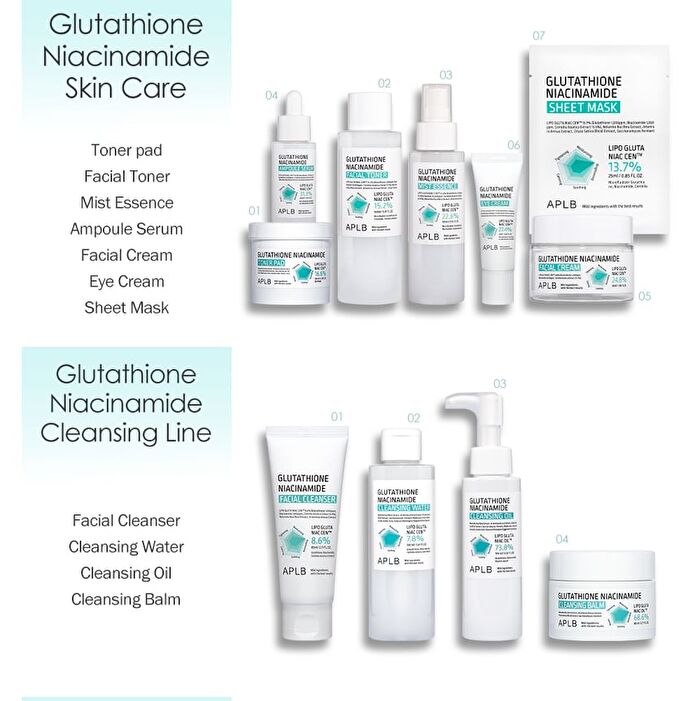 Aplb Glutathione Niacinamide Cleansing Oil - 105ml
