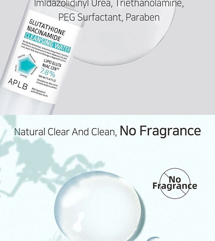 Aplb Glutathione Niacinamide Cleansing Water - 160ml