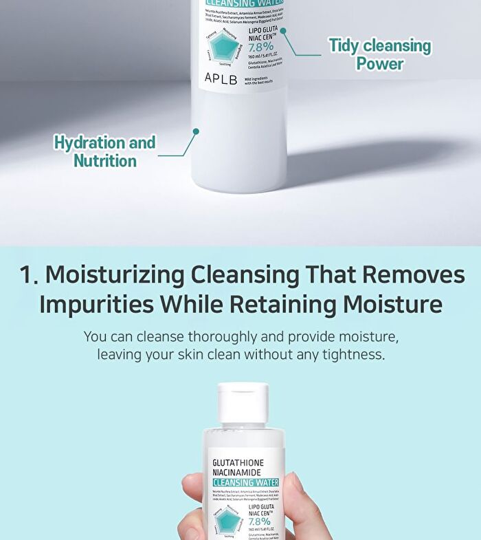 Aplb Glutathione Niacinamide Cleansing Water - 160ml
