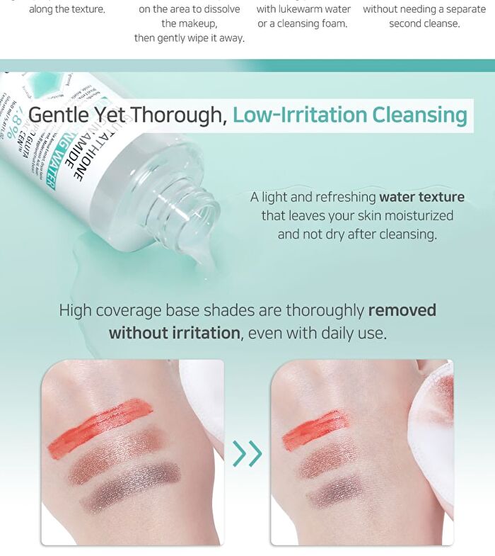 Aplb Glutathione Niacinamide Cleansing Water - 160ml
