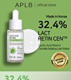 Aplb Lactic Acid Retinol Ampoule Serum - 40ml