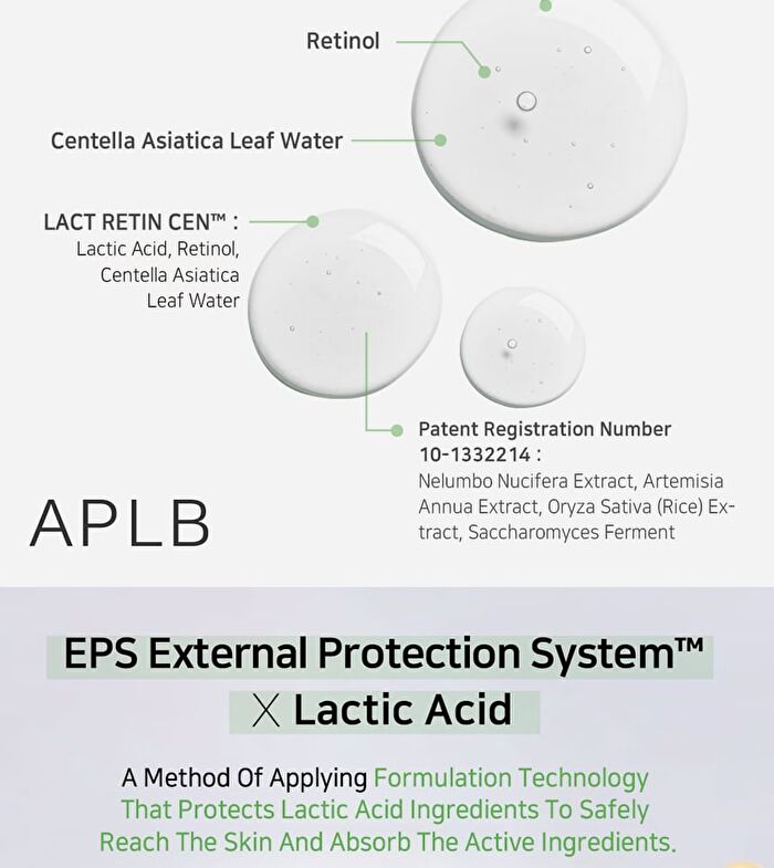 Aplb Lactic Acid Retinol Ampoule Serum - 40ml