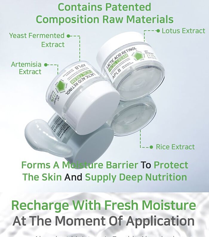 Aplb Lactic Acid Retinol Facial Cream - 55ml