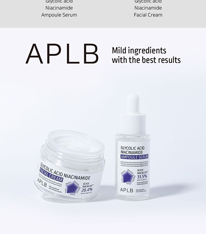 Aplb Glycolic Acid Niacinamide Ampoule Serum - 40ml