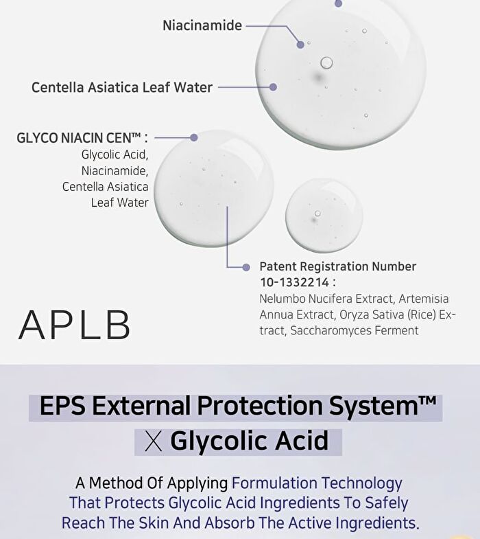 Aplb Glycolic Acid Niacinamide Ampoule Serum - 40ml