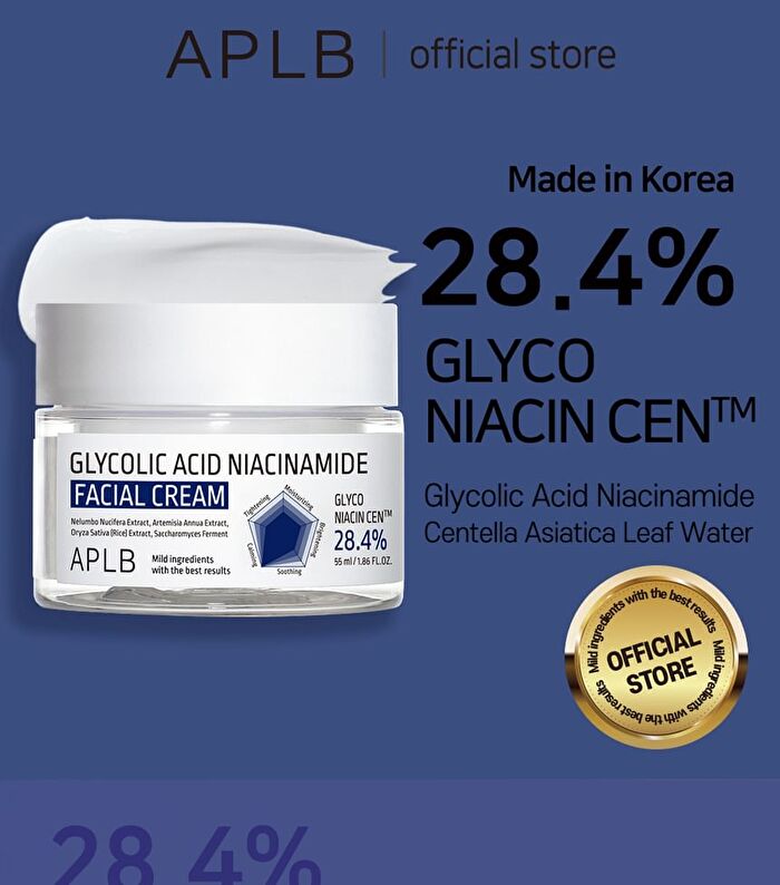 Aplb Glycolic Acid Niacinamide Facial Cream - 55ml