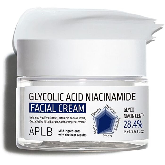 Aplb Glycolic Acid Niacinamide Facial Cream - 55ml