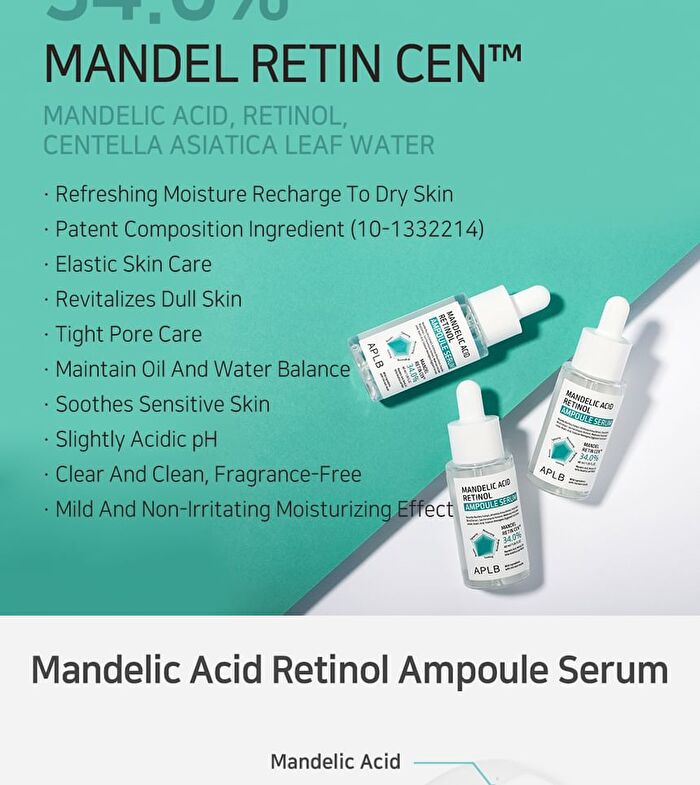 Aplb Mandelic Acid Retinol Ampoule Serum - 40ml