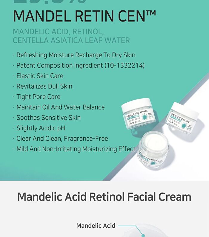 Aplb Mandelic Acid Retinol Facial Cream - 55ml