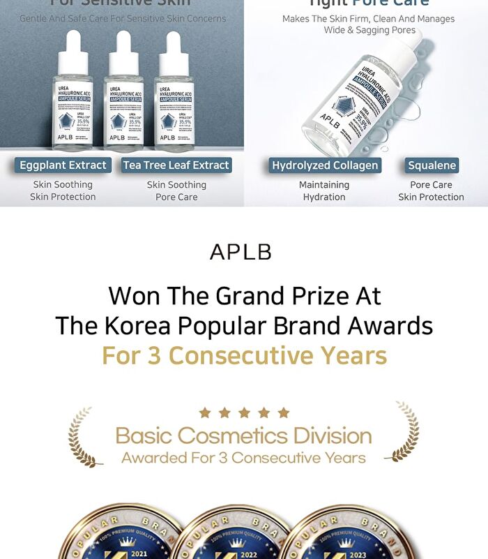 Aplb Urea Hyaluronic Acid Ampoule Serum - 40ml