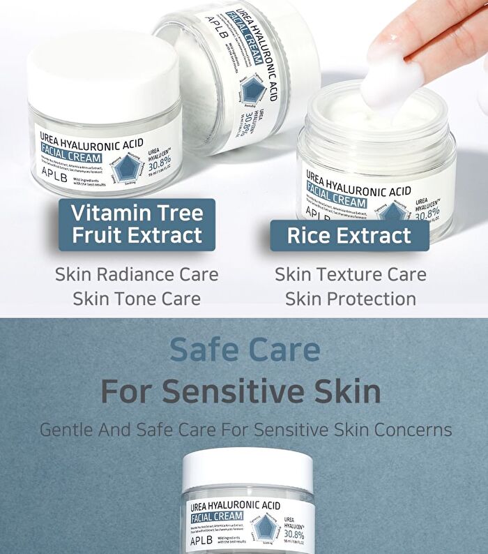 Aplb Urea Hyaluronic Acid Facial Cream - 55ml