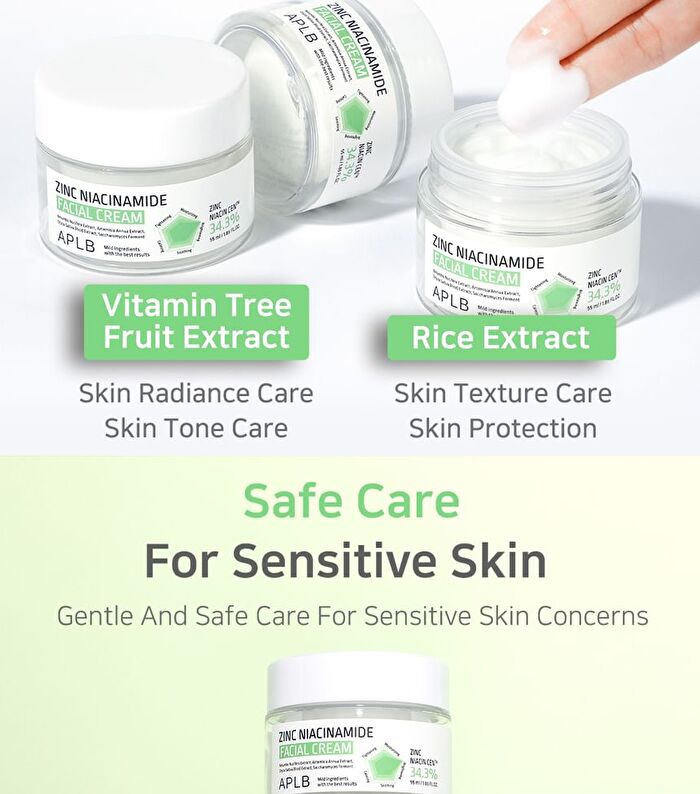 Aplb Zinc Niacinamide Facial Cream - 55ml