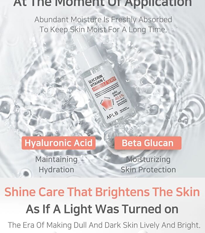 Aplb Glycerin Vitamin C Ampoule Serum - 40ml