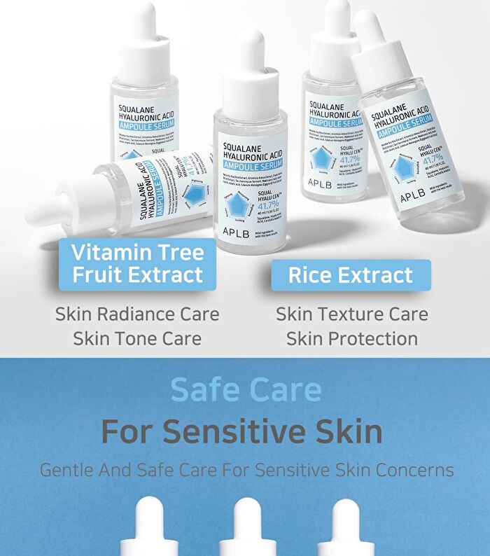 Aplb Squalane Hyaluronic Acid Ampoule Serum - 40ml