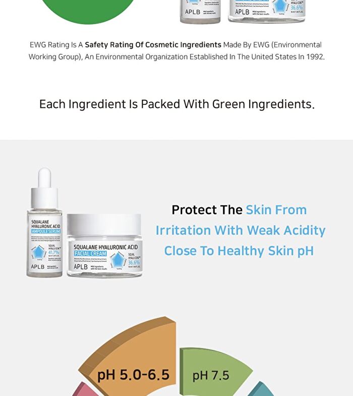 Aplb Squalane Hyaluronic Acid Ampoule Serum - 40ml