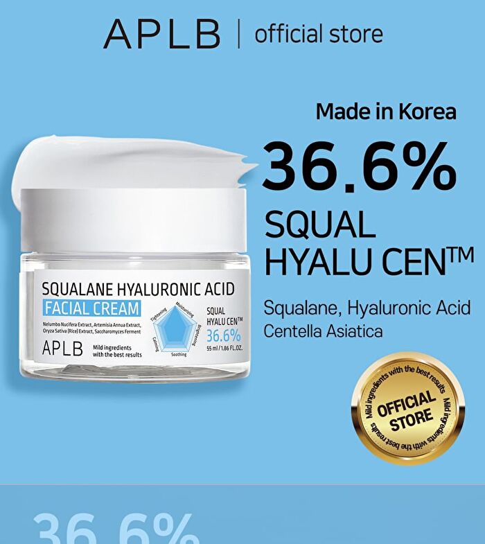 Aplb Squalane Hyaluronic Acid Facial Cream - 55ml