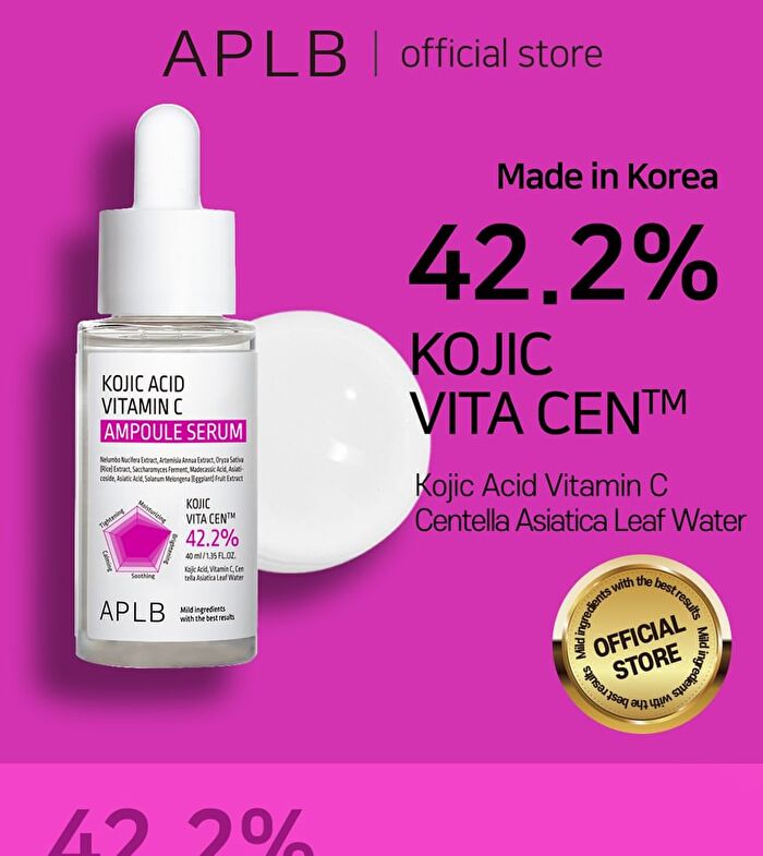 Aplb Kojic Acid Vitamin C Ampoule Serum - 40ml
