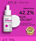 Aplb Kojic Acid Vitamin C Ampoule Serum - 40ml