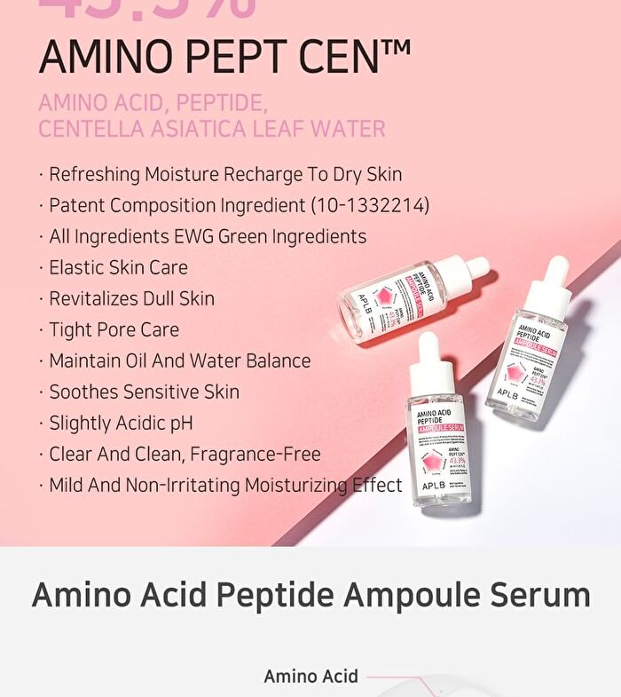 Aplb Amino Acid Peptide Ampoule Serum - 40ml