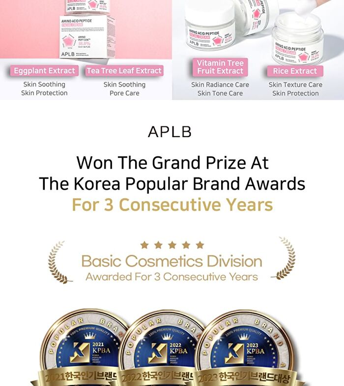 Aplb Amino Acid Peptide Facial Cream - 55ml