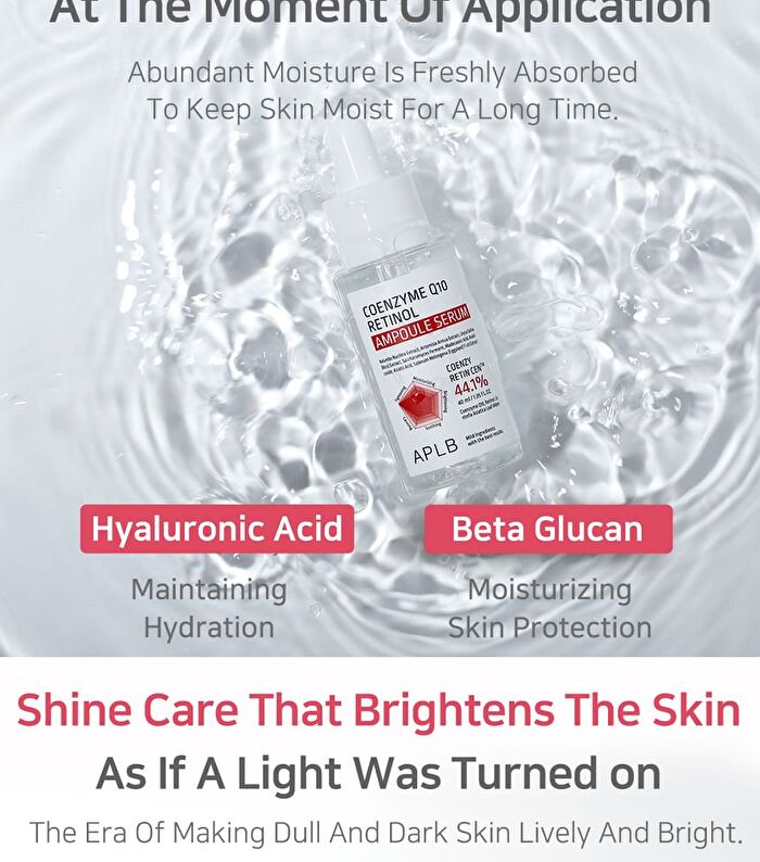 Aplb Coenzyme Q10 Retinol Ampoule Serum - 40ml