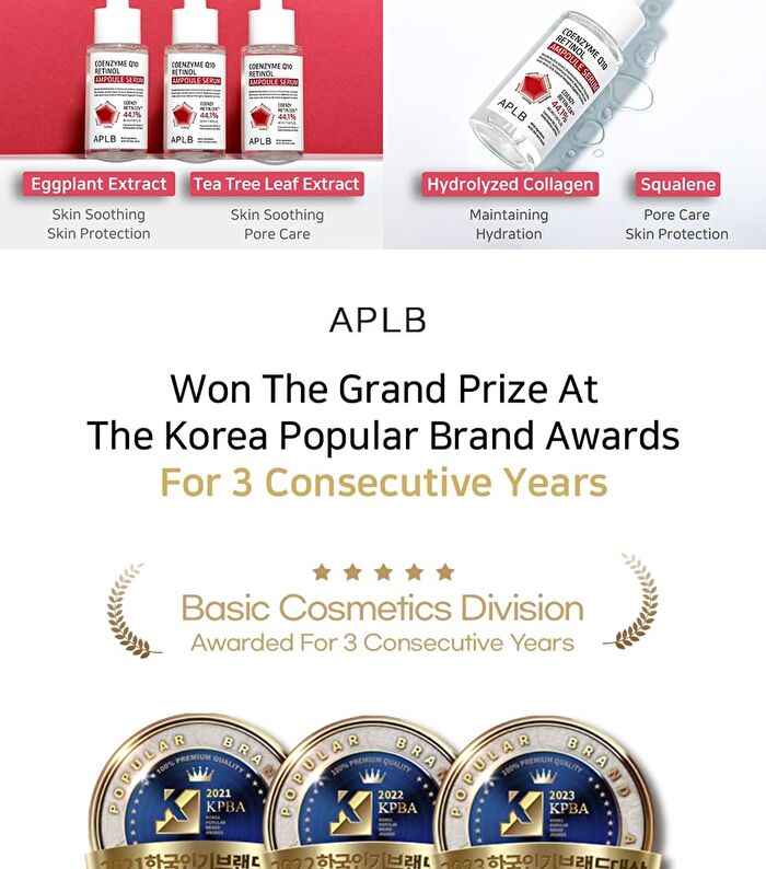 Aplb Coenzyme Q10 Retinol Ampoule Serum - 40ml