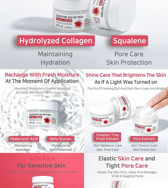 Aplb Coenzyme Q10 Retinol Facial Cream - 55ml