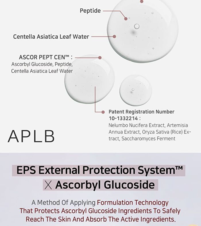 Aplb Ascorbyl Glucoside Peptide Ampoule Serum - 40ml