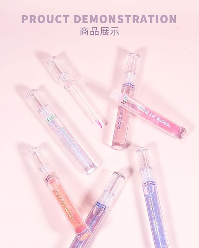 Brilliant Embellish Lip Gloss - 6 Colors - 02# Pudding Orange - 2.5g