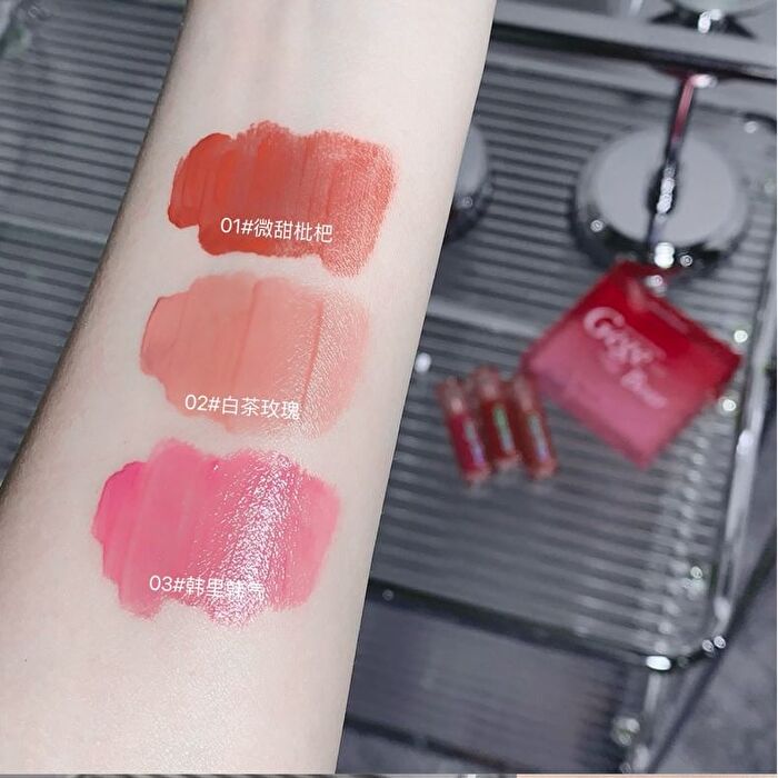 Set of 3: Dazzling Water Lip Gloss - 2 Types - #B (4-6) - 2.5g x 3