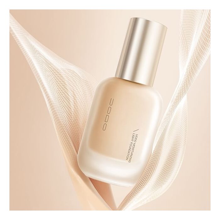 Uodo Moisturizing Light Foundation For Dry Skin - 3 Shades - W03 - 30ml