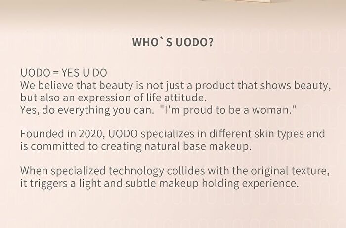 Uodo Long-Lasting Concealer - 3 Shades - 03 Brightening - 5ml
