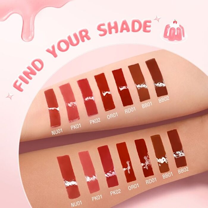 Pinkflash Hydrating Lip Gloss - 4 Colors - #BB02 Wine-Stained Cherry - 6g
