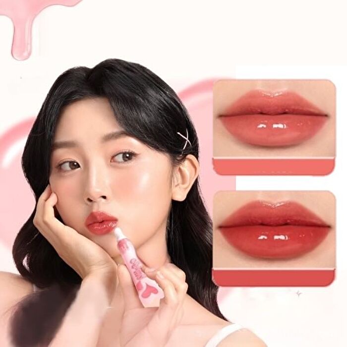 Pinkflash Hydrating Lip Gloss - 4 Colors - #RD01 Frosty Sugar Red - 6g