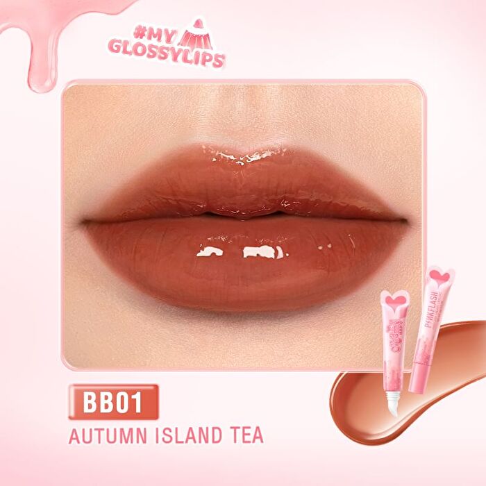 Pinkflash Hydrating Lip Gloss - 4 Colors - #RD01 Frosty Sugar Red - 6g