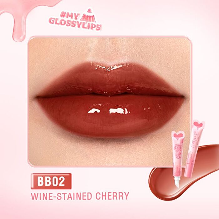 Pinkflash Hydrating Lip Gloss - 4 Colors - #RD01 Frosty Sugar Red - 6g