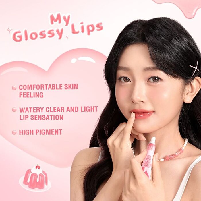 Pinkflash Hydrating Lip Gloss - 4 Colors - #RD01 Frosty Sugar Red - 6g