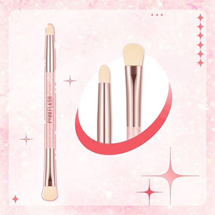 Pinkflash Dual-Ended Eyeshadow Brush - #02 Eyeshadow Brush- 1pc