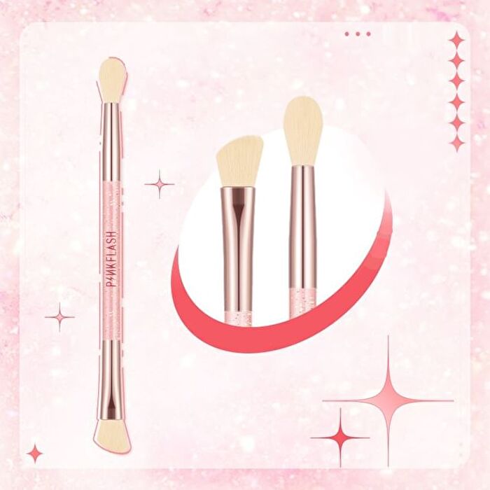 Pinkflash Double Nose Shadow Eyeshadow Brush - #03 Eyeshadow Brush - 1pc