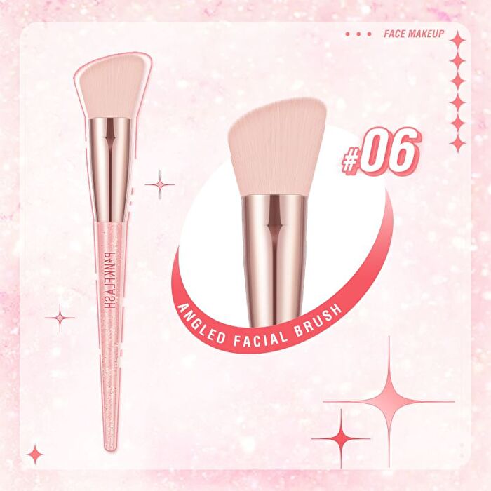 Pinkflash Angled Facial Brush - #06 Facial Brush- 1pc