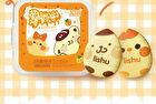Finger Powder Puff Set Pompompurin Limited Edition - 2 Types - Custard (3pcs)