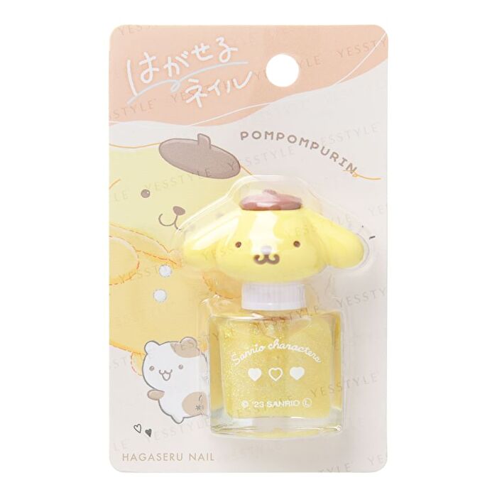 Crux Sanrio Peel Off Nail Polish - Pompompurin - Yellow